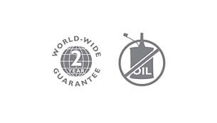 2-letna mednarodna garancija, mazanje z oljem ni potrebno