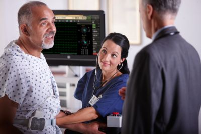 Patient and doctor with ST80i