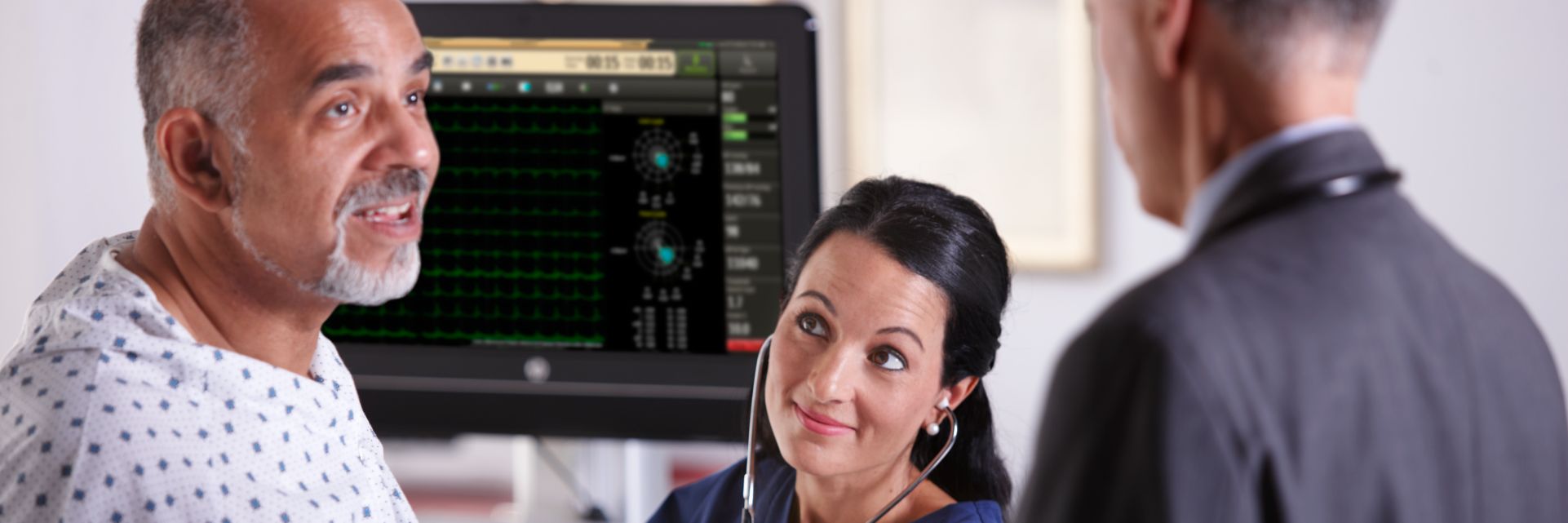 Doctor and patient with ST80i