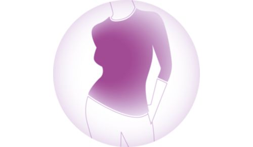 Nicht sichtbar unter der Kleidung