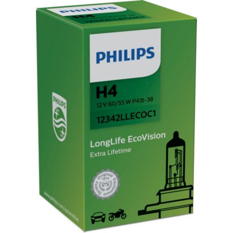 12342LLECOC1 LongLife EcoVision lámpara para faros delanteros de auto