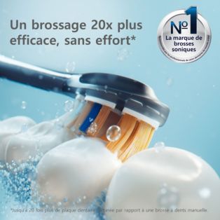 Sonicare A3 Premium Tout-en-un Lot de 2 + noir + têtes de brosse soniques