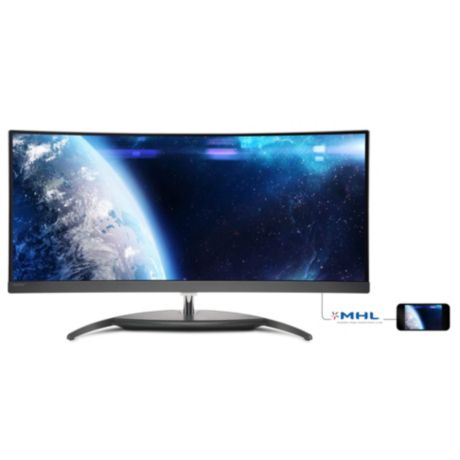 BDM3490UC/00 Brilliance Ívelt UltraWide LCD képernyő