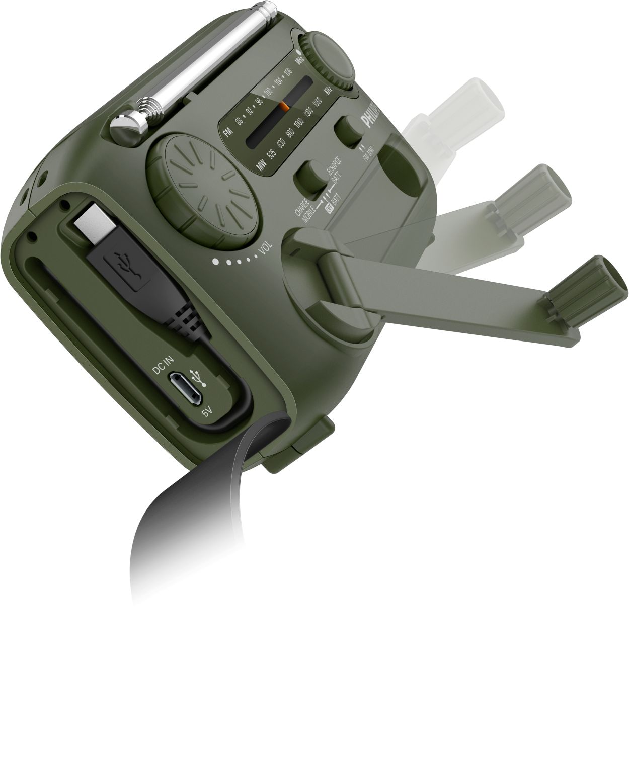 RADIO PORTABLE FM/LW/MW/SW PHILIPS D 1875 / worldwide shipping EUR 59,00 - PicClick DE