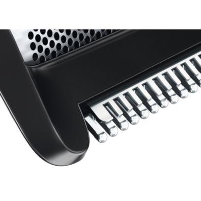 Trim and shave below the neck