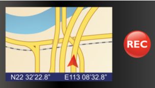 GPS data logger for position recording