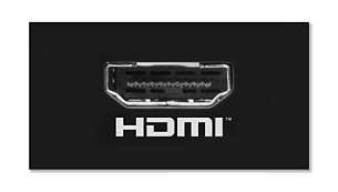 HDMI 1080p upscales to high definition for sharper pictures