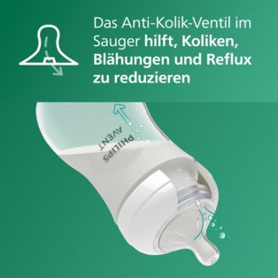 Avent Natural Response Kleines Flaschen-Set aus Glas für Neugeborene