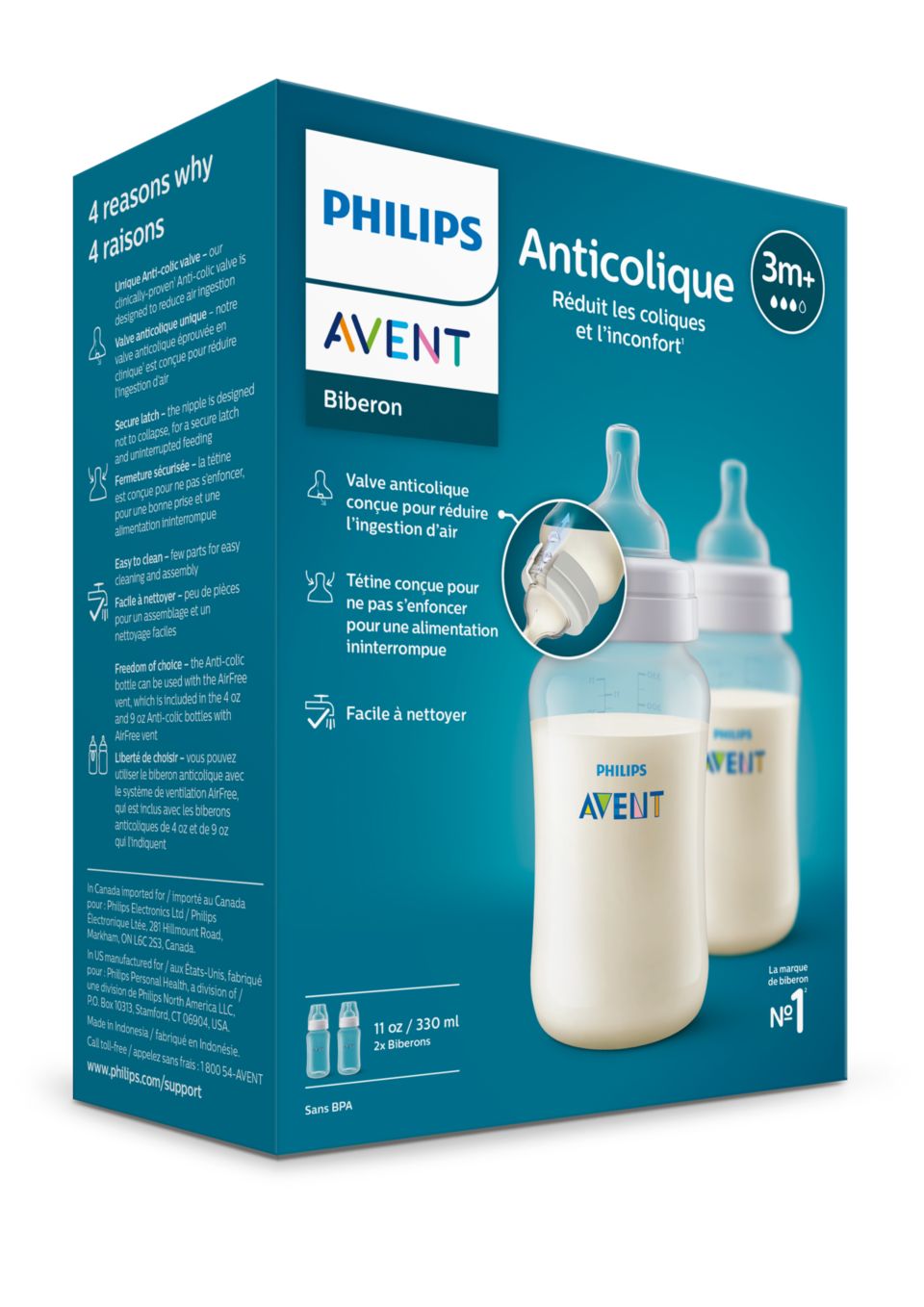 Biberon PP Natural 330 ml Philips Avent