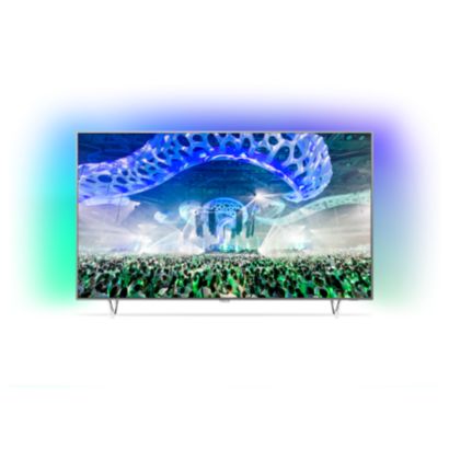 Itin plonas 4K LED televizorius su „Android“