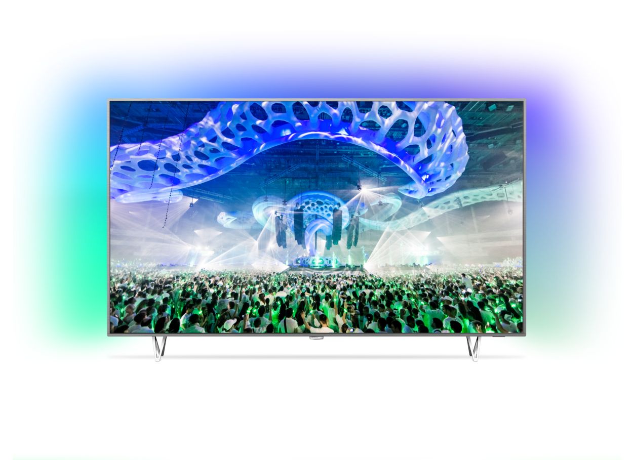 Ultraflacher 4K UHD LED TV powered by Android TV