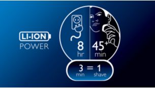 Autonomie de plus de 45 min pour 8 h de charge