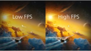 Frequência de atualização de até 6000 FPS para ação rápida
