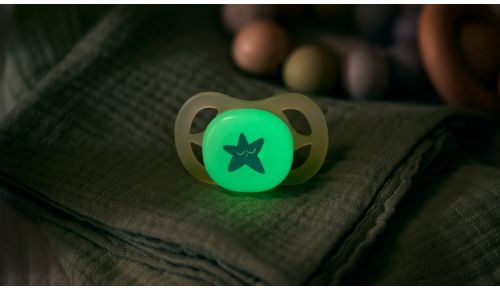 Glows in the dark long after lights-out