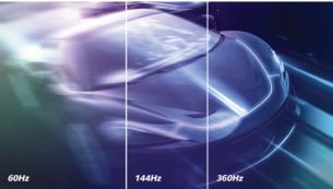 Aktualisierungsrate von 360 Hz: Für ultraschnelles und kristallklares Gaming