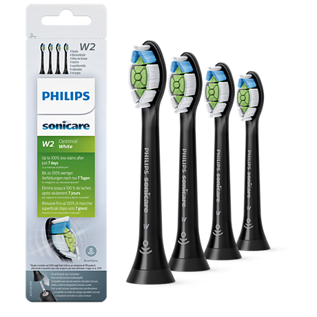 HX6064/11 Philips Sonicare W2 Optimal White 4-pack sonic toothbrush heads