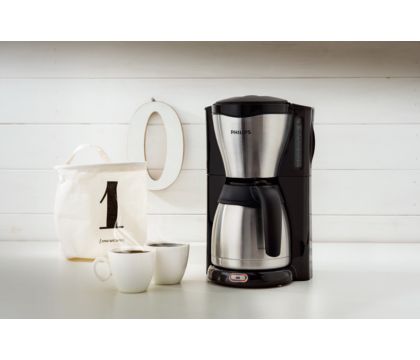 Zelden Occlusie over het algemeen Café Gaia Koffiezetapparaat met druppelfilter, thermoskan HD7546/20 |  Philips