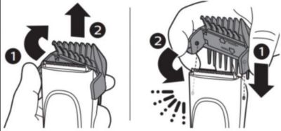 Philips Kids' Hair Clippers combs
