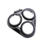 Keeps shaving heads in position