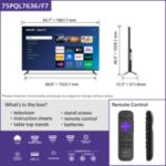 Elegant Smart TV with a vivid display