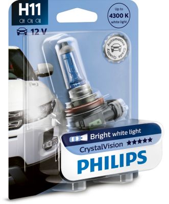 PHILIPS NJ240 Philips CrystalVision 12362CVSM Auto-ampoule automatique H11  55 W halogène 900 lm