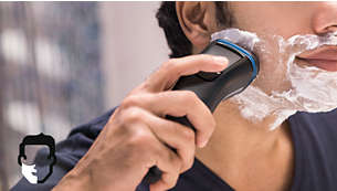 Sellado Aquatec para una cómoda afeitada en seco o una refrescante afeitada en húmedo