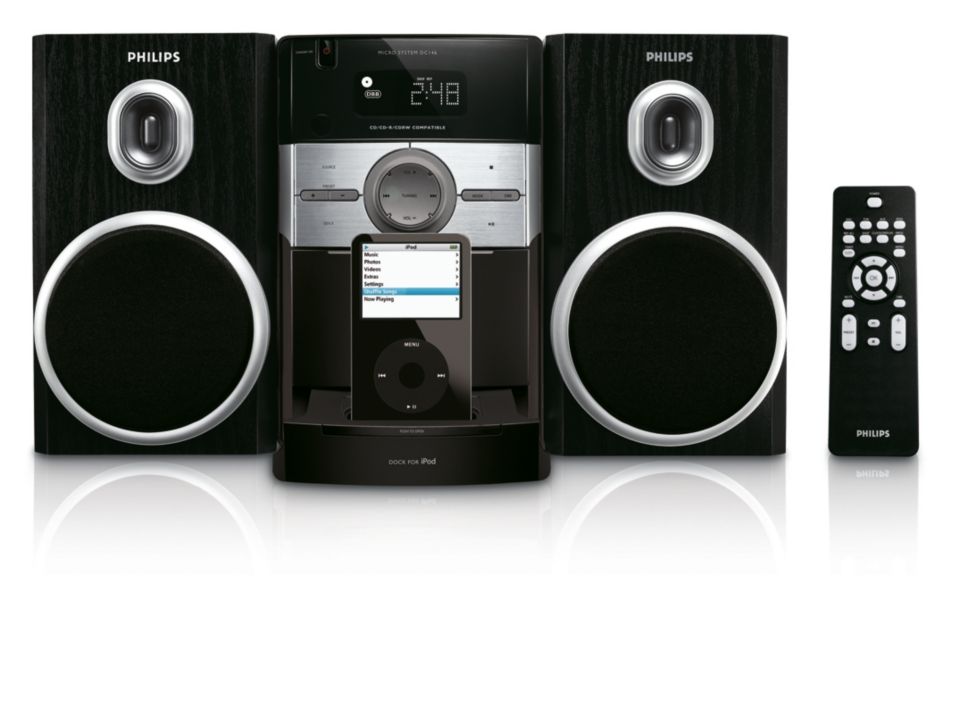 Enjoy iPod music in Hi-Fi sound