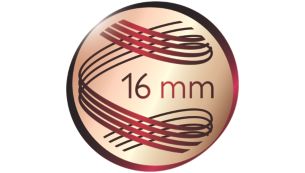 16 mm vamzdelis mažoms garbanėlėms ir bangelėms