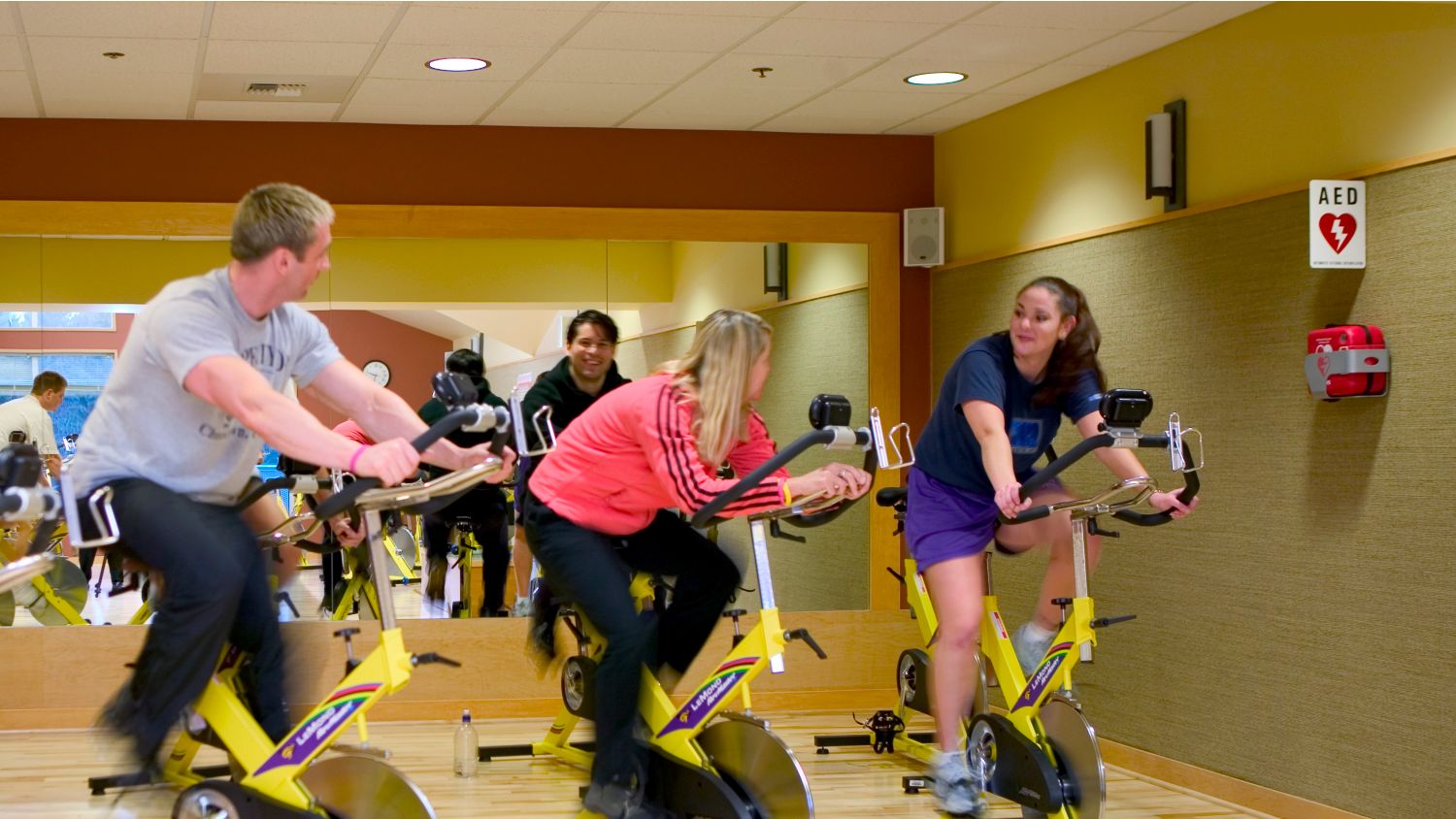 Fitness fanatic saves a life at a sports club