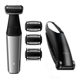 Philips Bodygroom Series 5000 Showerproof body trimmer &amp; shaver with 4 accessories