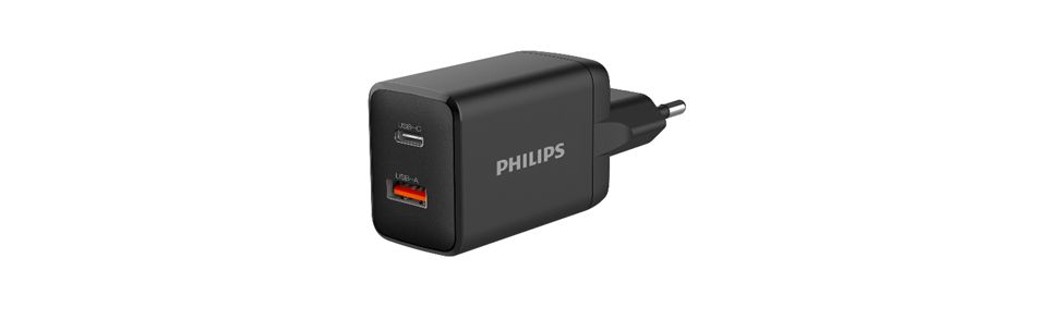Wall charger with USB-C port