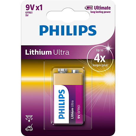 6FR61LB1A/10 Lithium Ultra Pilha