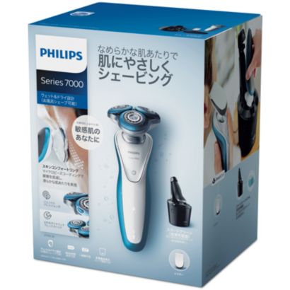 なめらかな肌あたりで<br>敏感肌もやさしく深剃り<br>