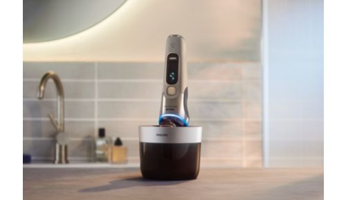 Pulizia in profondità in 1 minuto per una rasatura igienica