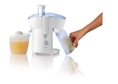 Juice continuously using the 500ml detachable pulp container