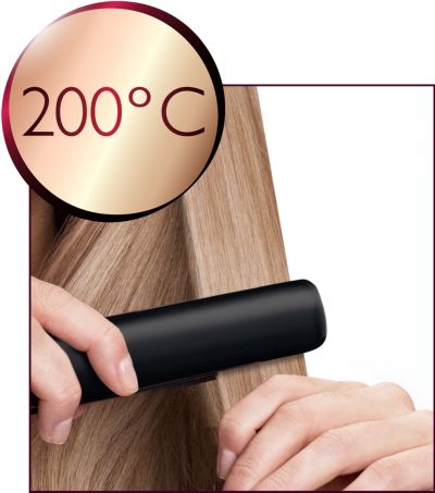 200°C 专业造型温度带来专业水准的造型效果