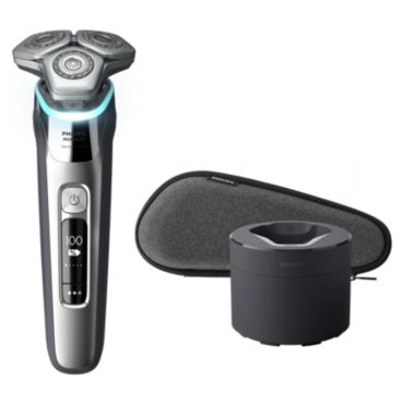 Philips Norelco Shaver Series 9000 מכונת גילוח חשמלית לשימוש יבש ורטוב עם SenseIQ
