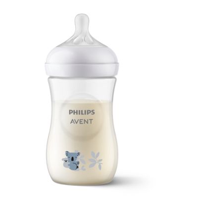 Philips Avent Natural Response Bottle 260ml, teat 1+ months, koala deco, 1 piece