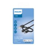 Cable trenzado de primer nivel 3 en 1.