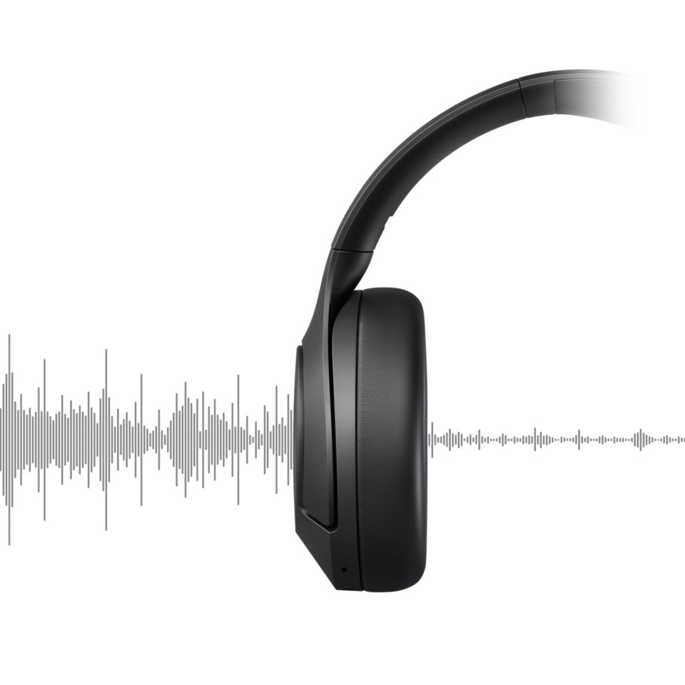 Auricular Diadema PHILIPS TAH8506WT00 Noise Cancelling Google Assitant…