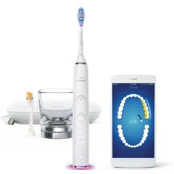 Sonicare DiamondClean Smart 9400 Brosse à dents électrique avec application - Blanche