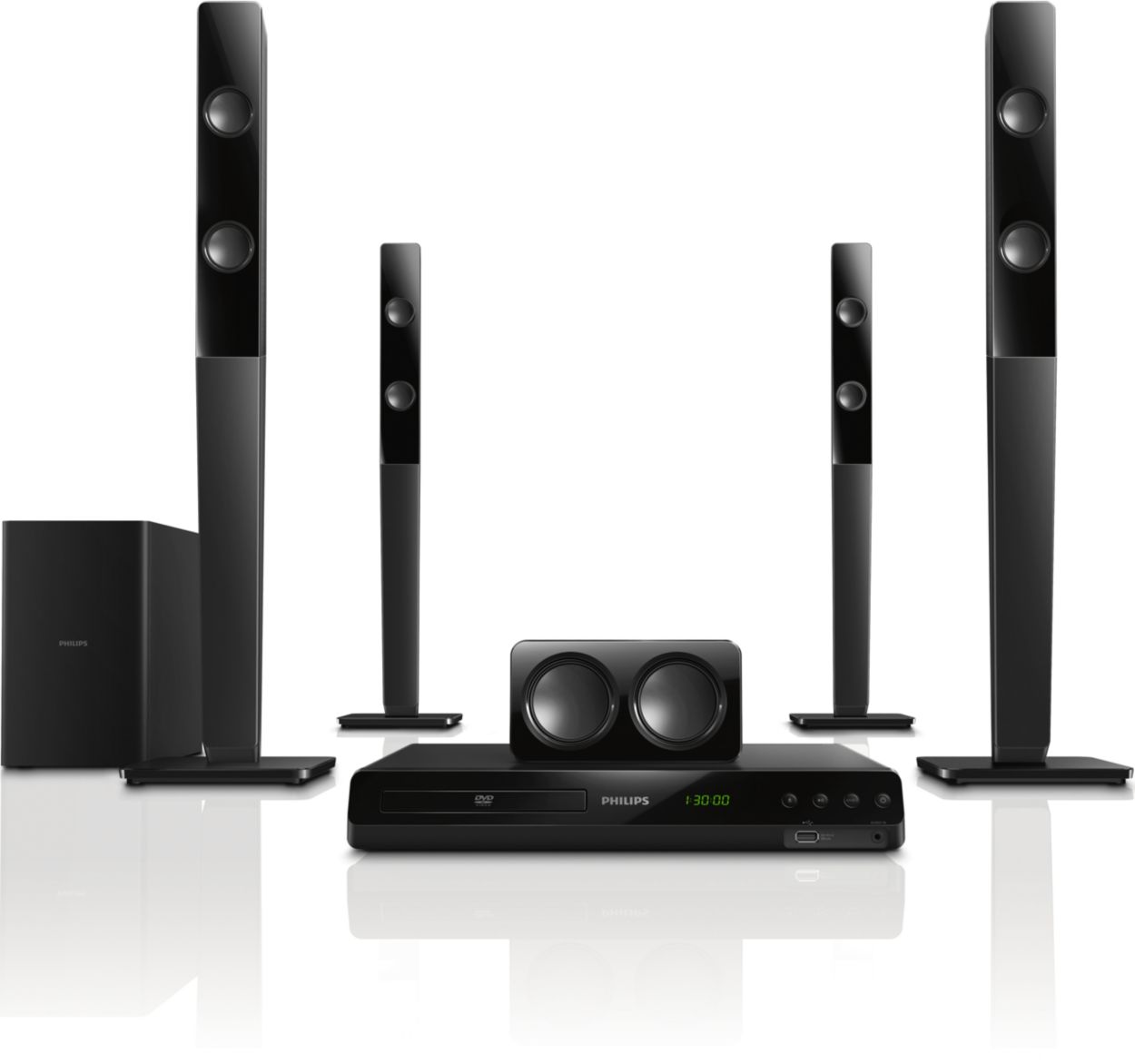 Krachtige Surround Sound uit compacte luidsprekers