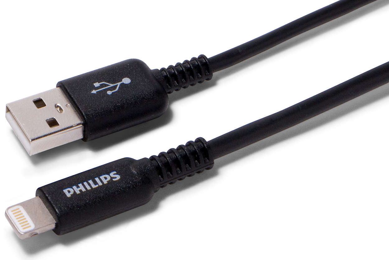 6ft Lightning cable allows more flexibility