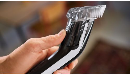 Pas de haarlengte eenvoudig aan van 0,5 mm tot 21 mm