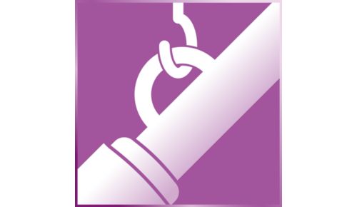 Aufhängeöse für bequeme Aufbewahrung