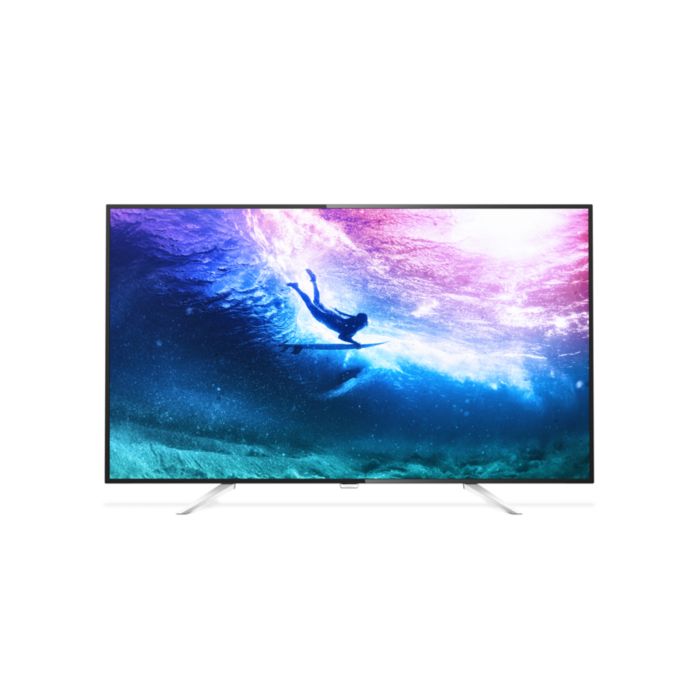 دقة 4K، شاشة رفيعة جدًا، تلفزيون LED مشغّل بواسطة Android TV