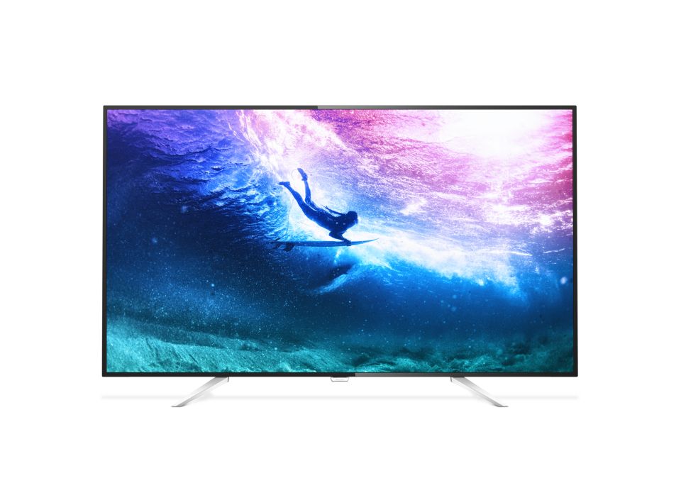 دقة 4K، شاشة رفيعة جدًا، تلفزيون LED مشغّل بواسطة Android TV