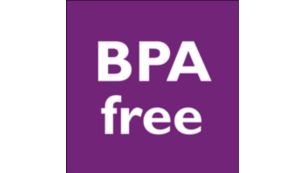 BPA free/0% BPA