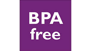 BPA free/0% BPA