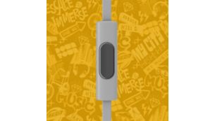 Switch from music to phone calls with built-in microphone